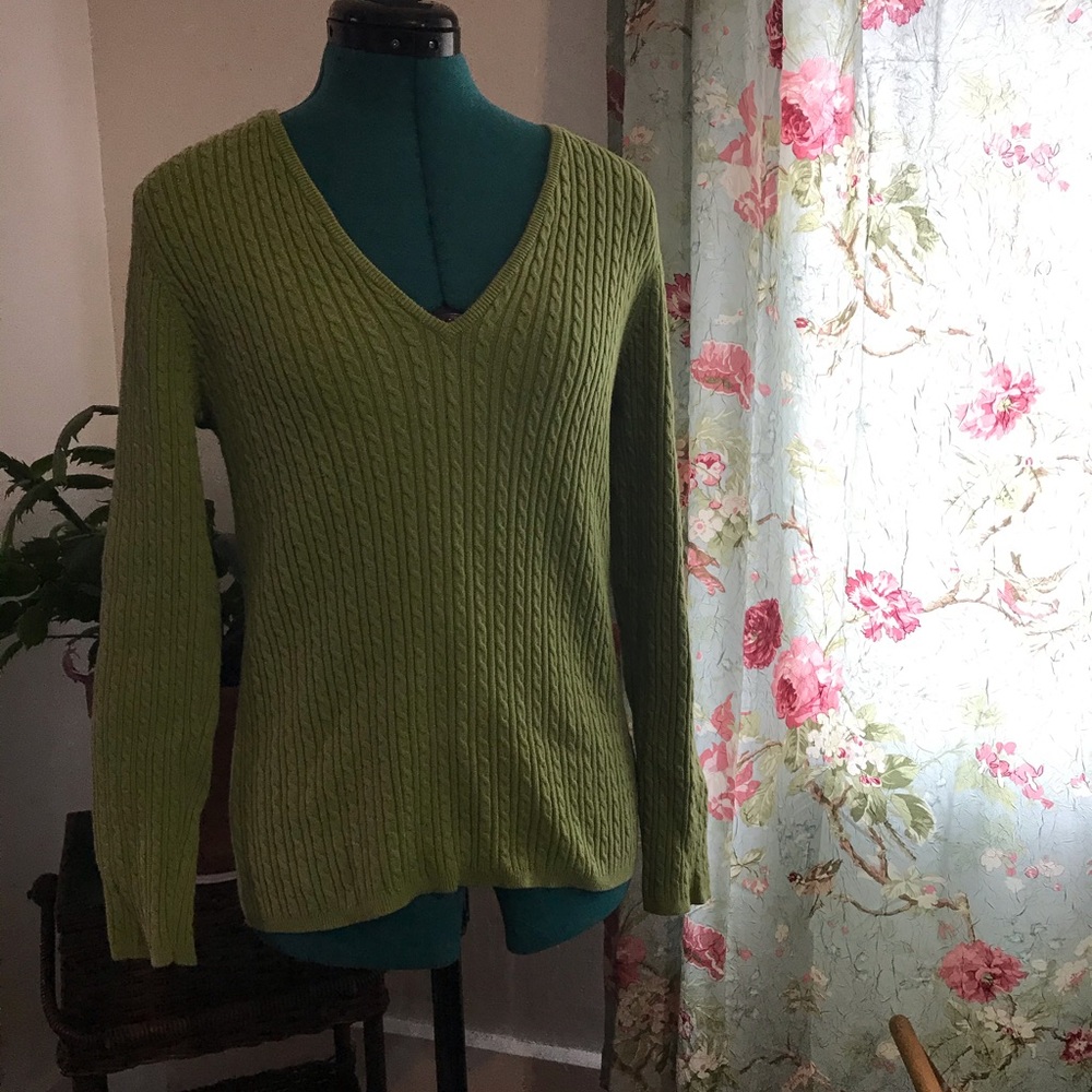 Green sweater